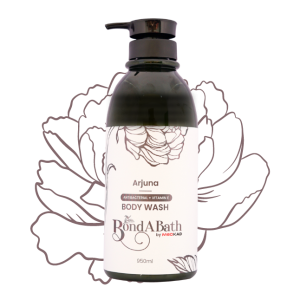 An image of Arjuna BodyWash bottle.